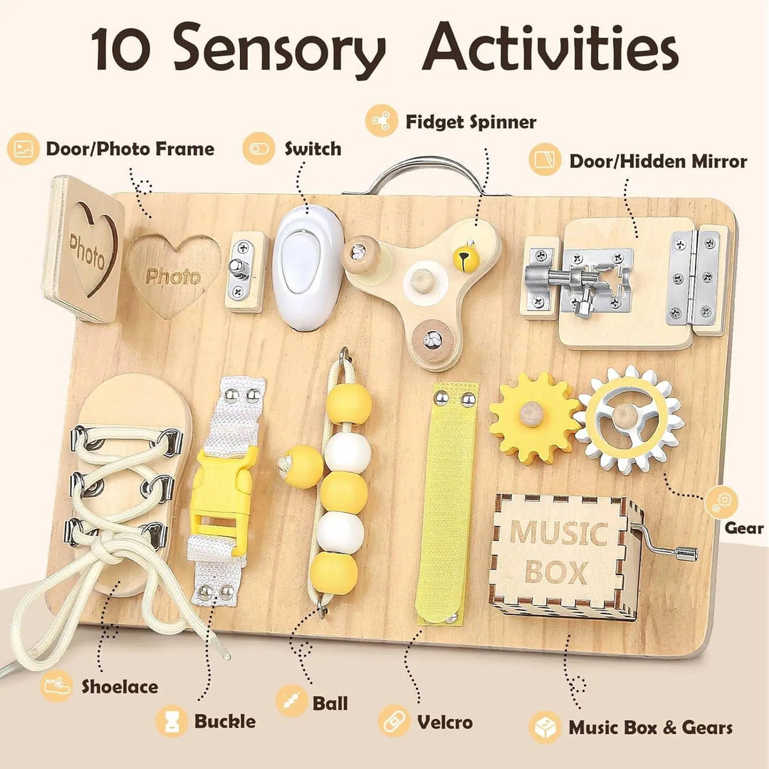 Fidget Busy Board for Adults with Dementia