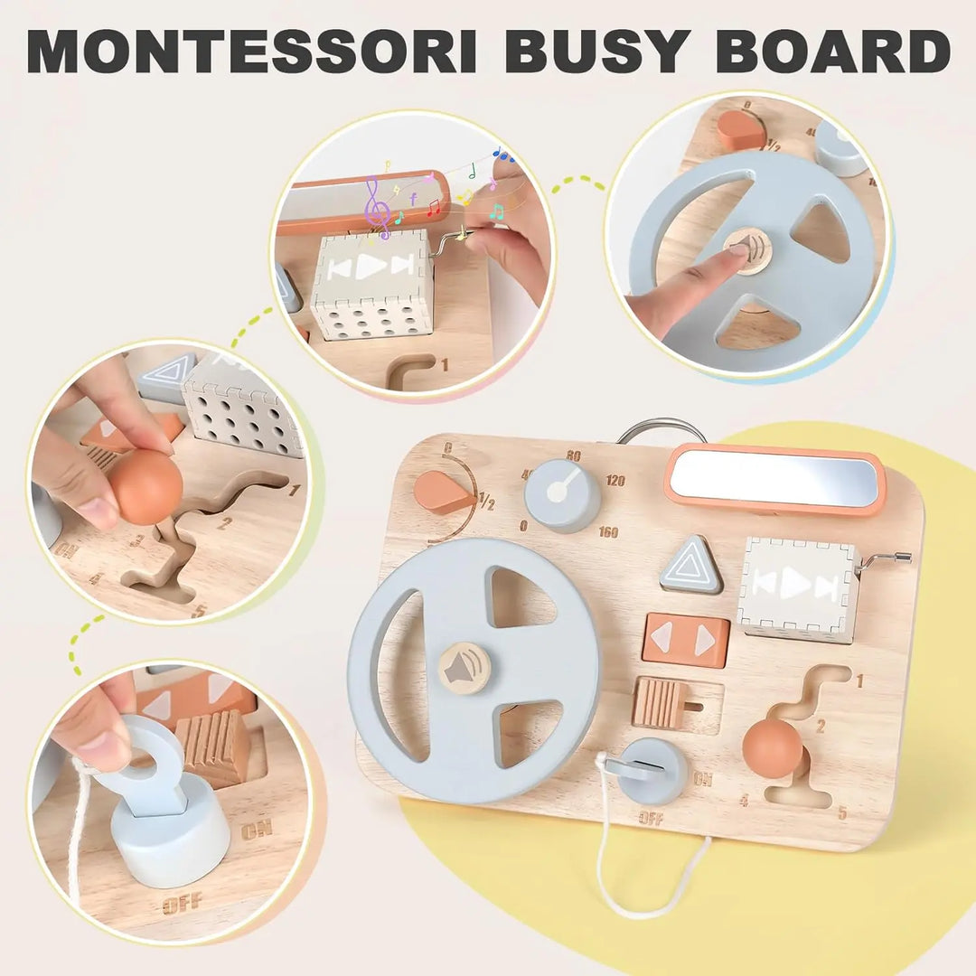 Car Dashboard Busy Board for Toddler