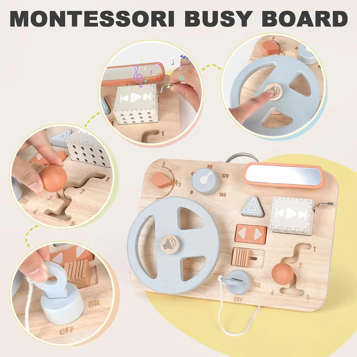 Car Dashboard Busy Board for Toddler