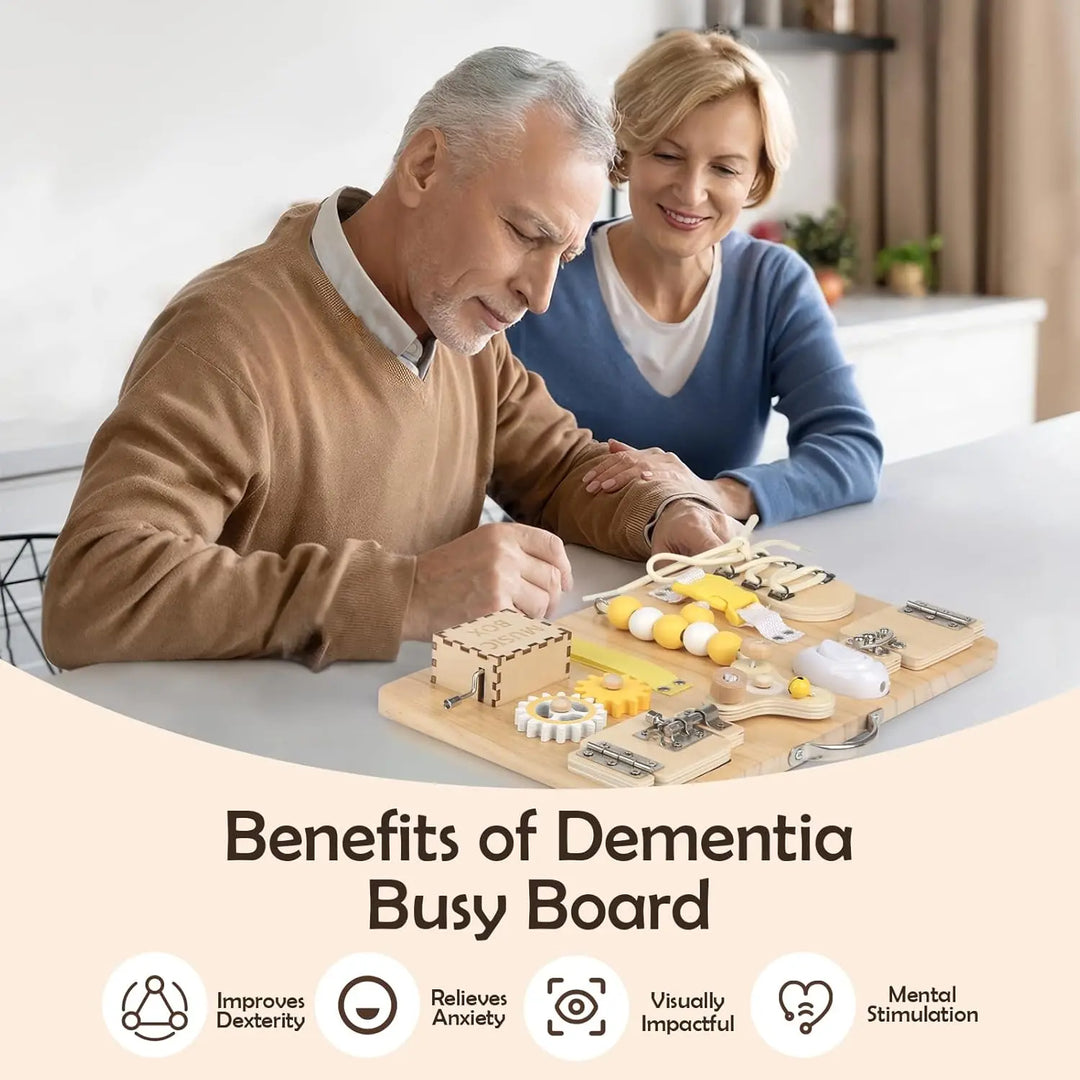 Fidget Busy Board for Adults with Dementia