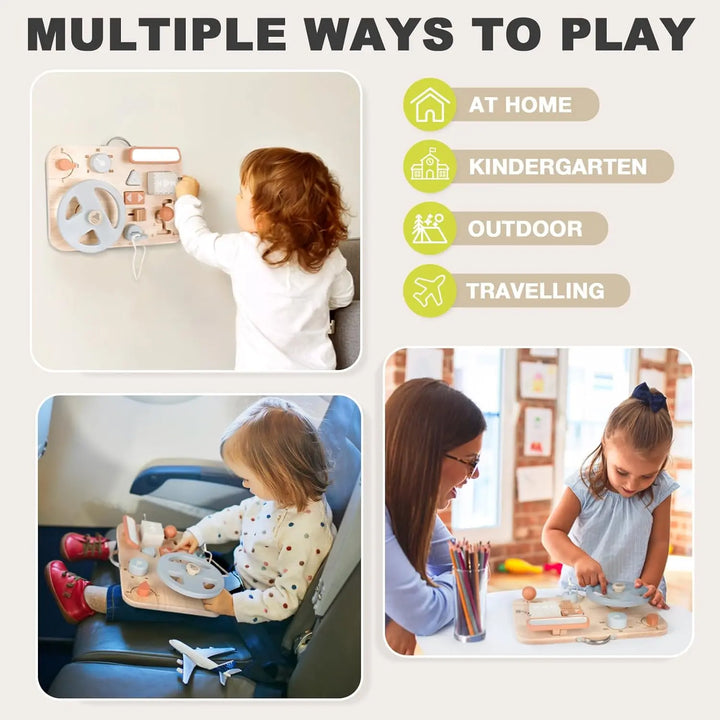 Car Dashboard Busy Board for Toddler
