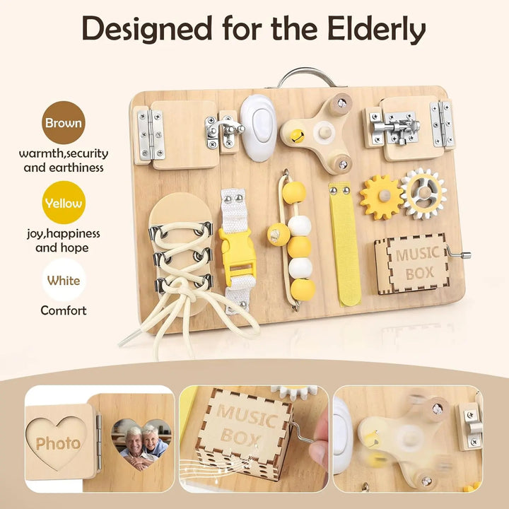 Fidget Busy Board for Adults with Dementia
