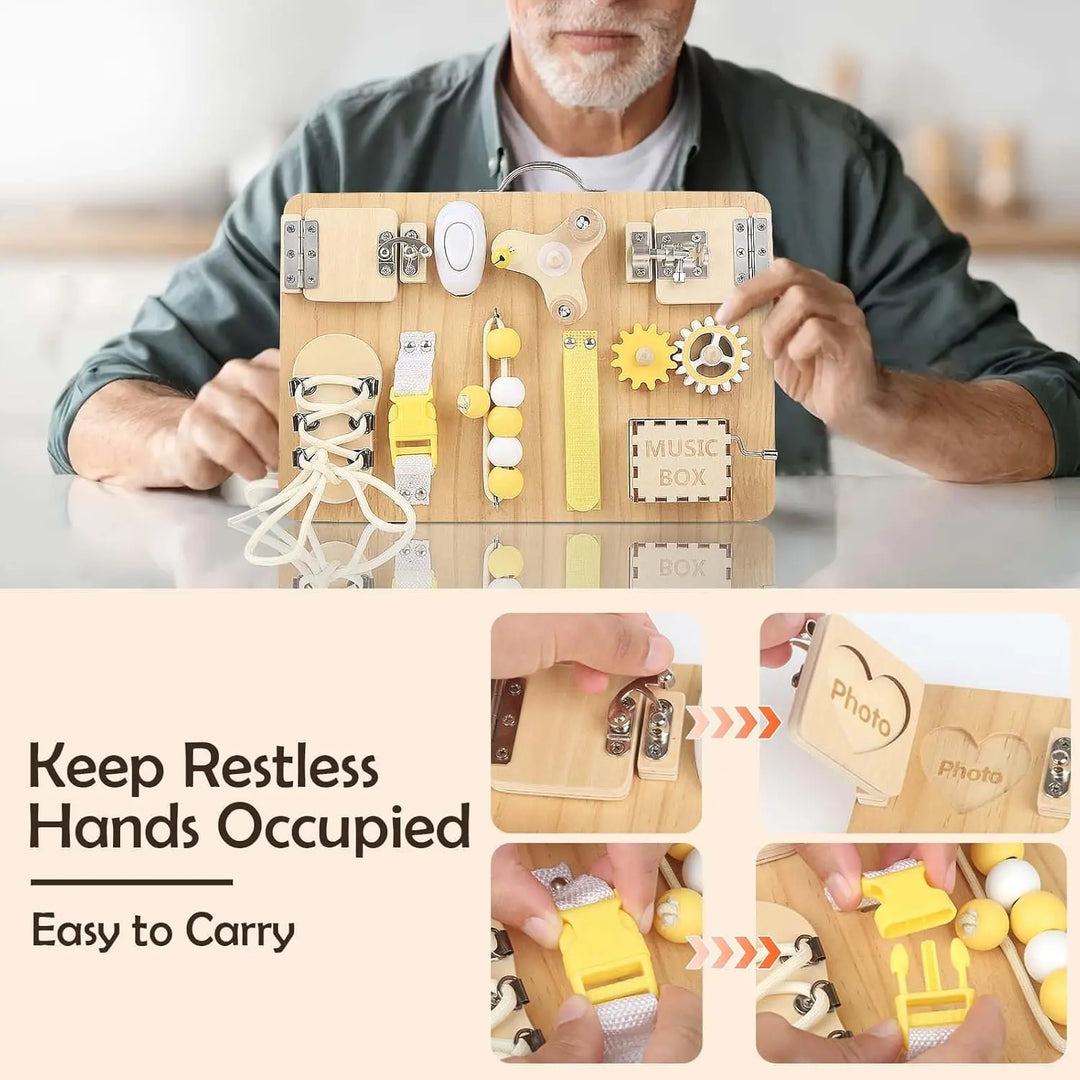 Fidget Busy Board for Adults with Dementia