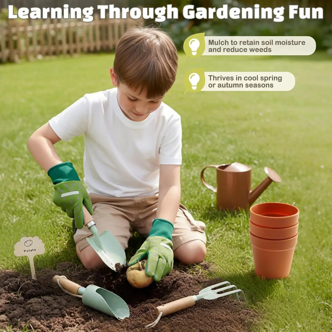 Garden Tools Kit for Kids Hands On Play