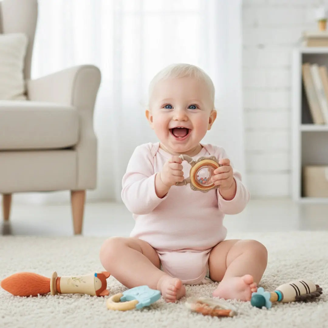 Teething Toys for Babies 0-6 Months
