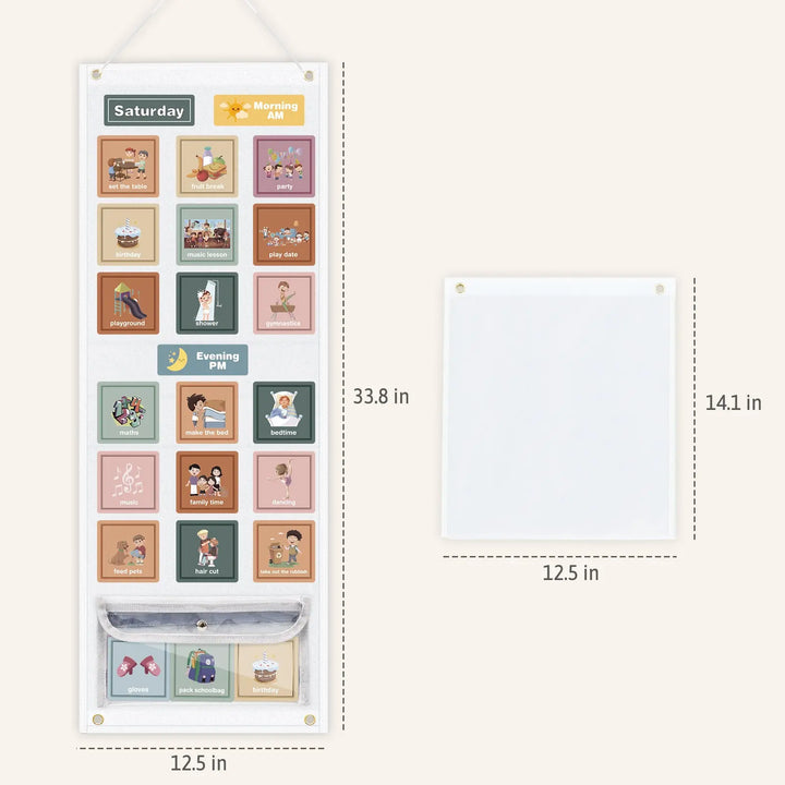 morning routine visual schedule