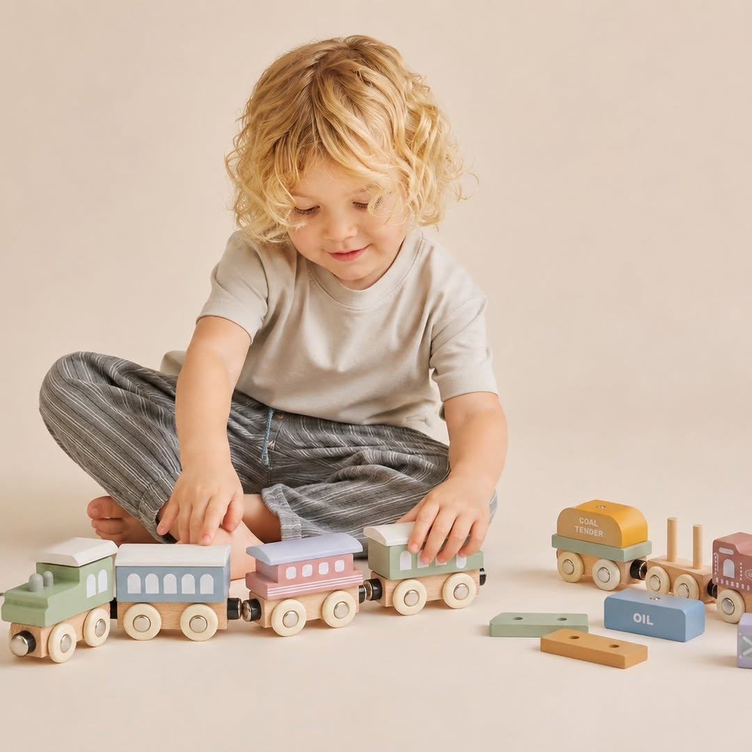 Choosing a Wooden Train Set for Toddlers and Preschoolers
