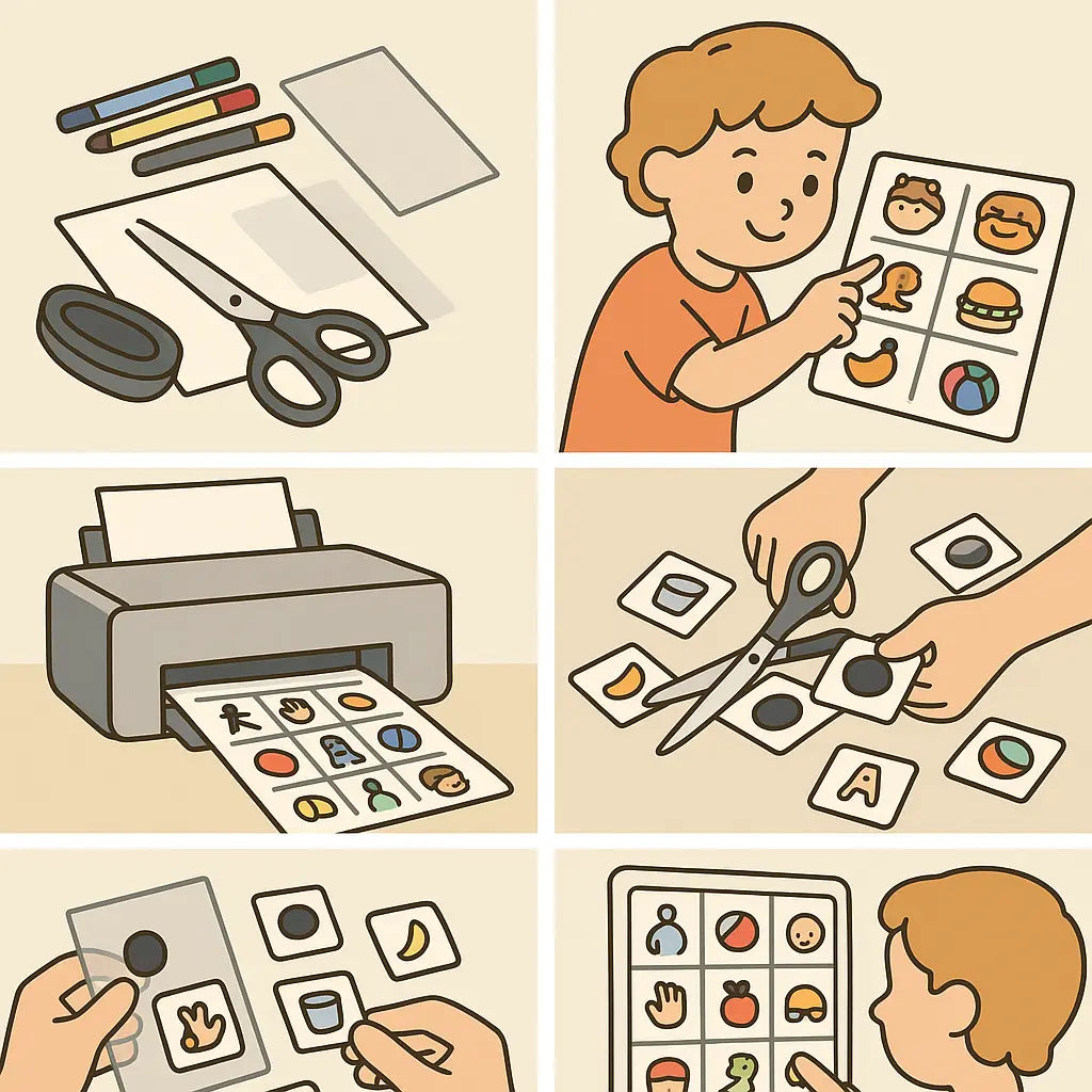 How to Make DIY Printable Communication Boards 