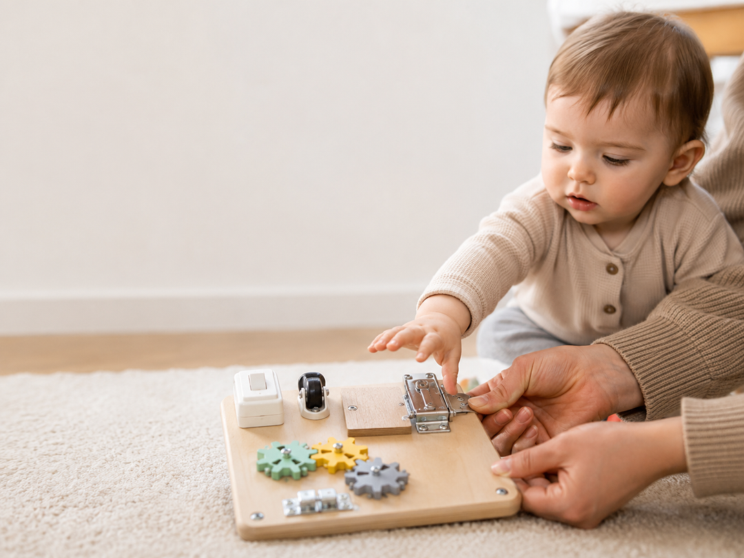 What Skills Can Toddlers Learn From a Busy Board? A Parent’s Guide