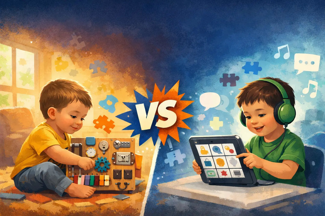 Busy Board or Communication Device? A Joyreal Guide for Autistic Toddlers 