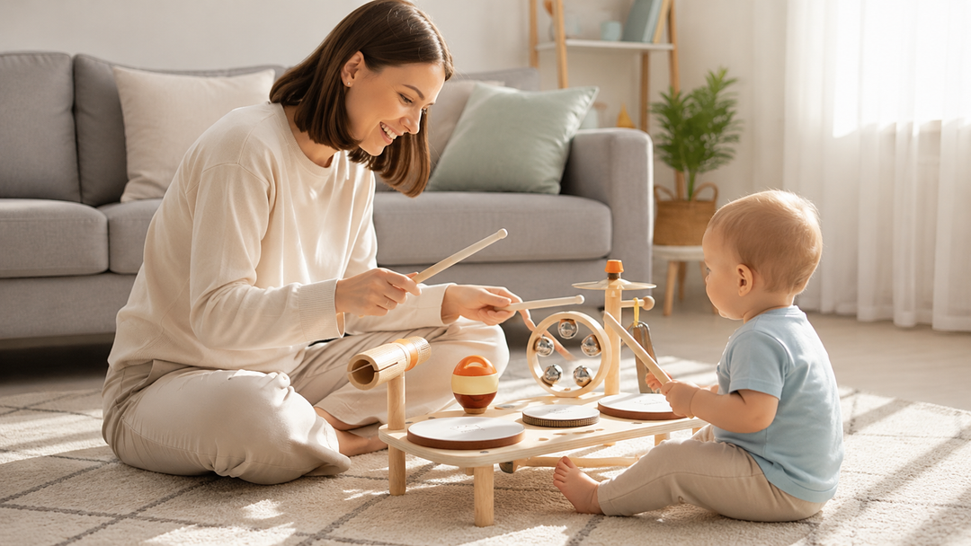 Drum Play for Toddlers: Noise or Learning?