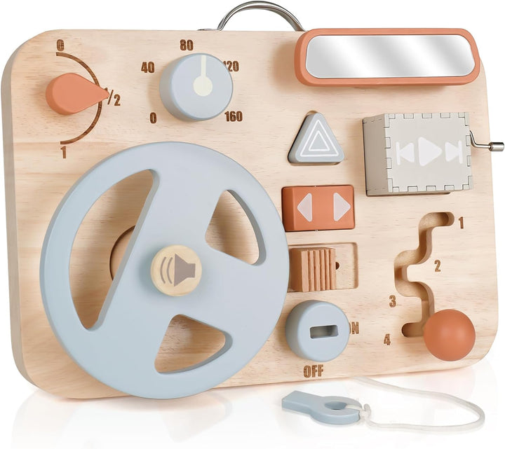 Wooden Montessori Sensory Board – Fine Motor Skills Toy for Kids