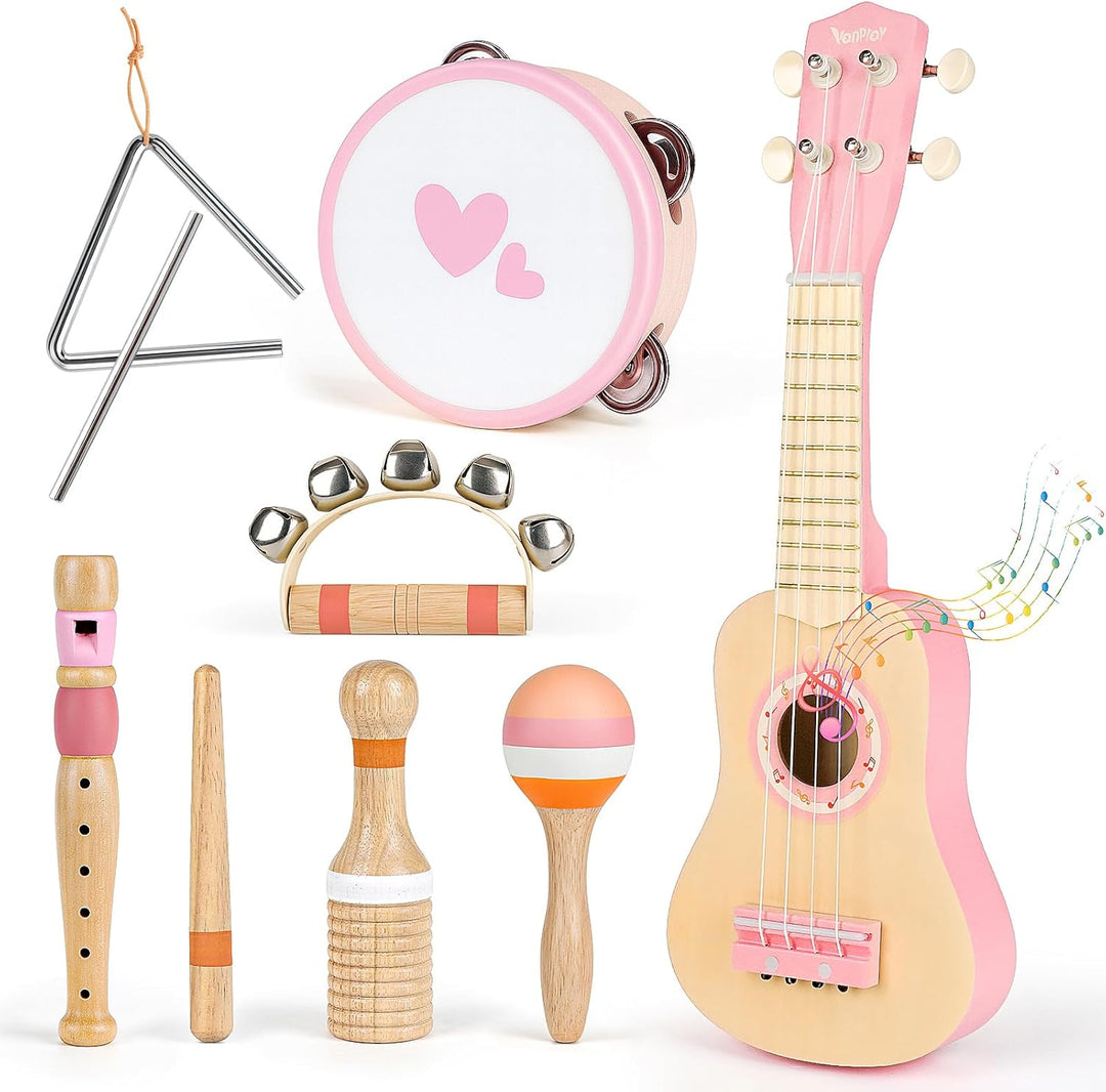 Wooden Montessori Guitar Set for Toddlers