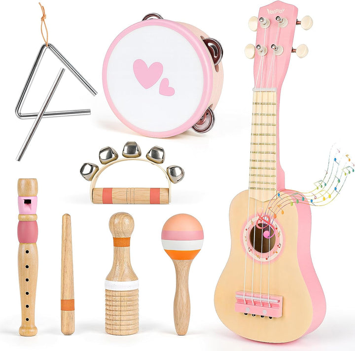 Wooden Montessori Guitar Set for Toddlers