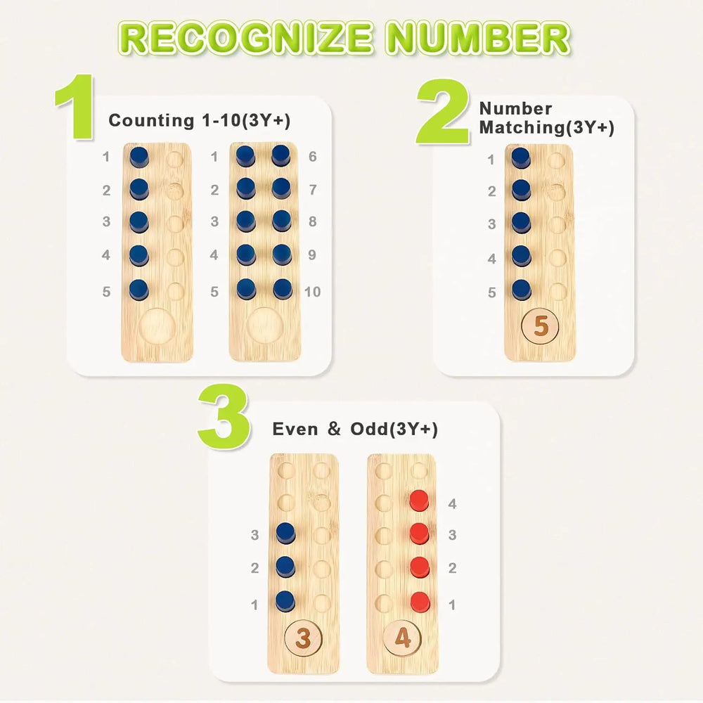 Counting Peg Board for Early Learning 
