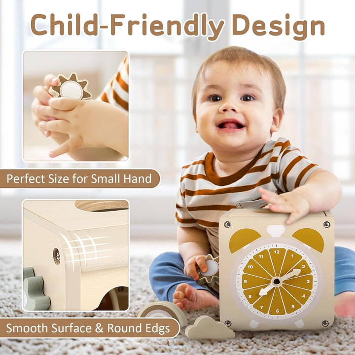 Toddler Montessori Activity Cube – Educational & Motor Skills Toy