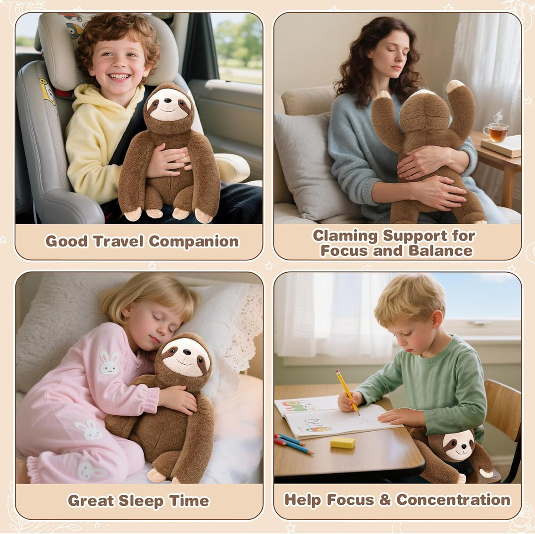 Sloth Sensory Vibrating Pillow for Kids & Adults