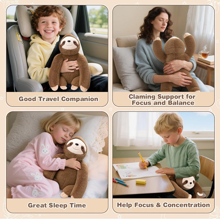 Sloth Sensory Vibrating Pillow for Kids & Adults