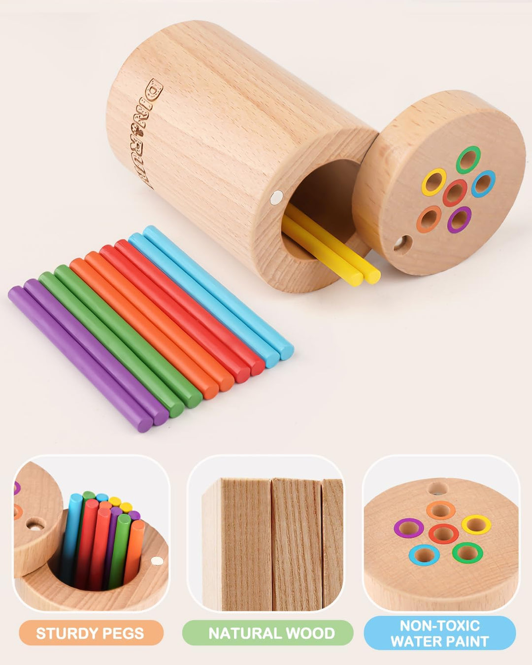 Wooden Color Matching Toy