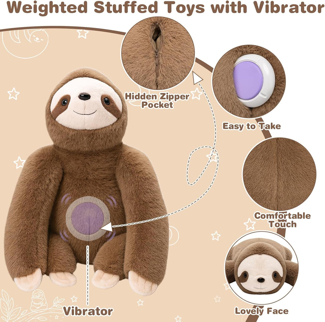 Sloth Sensory Vibrating Pillow for Kids & Adults