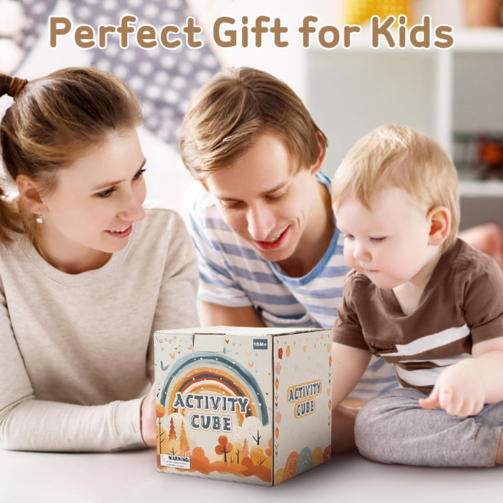 Toddler Montessori Activity Cube – Educational & Motor Skills Toy