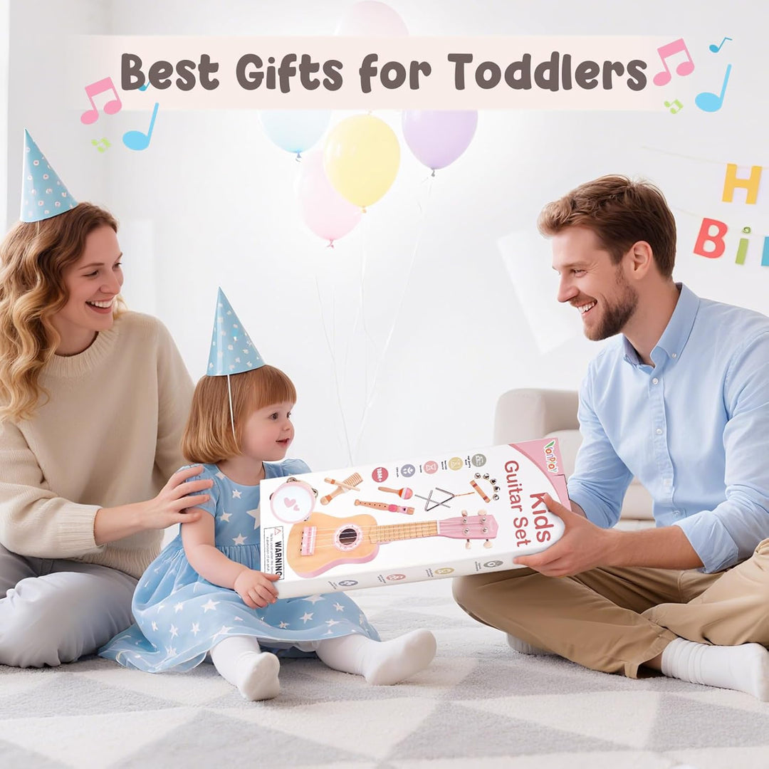 Wooden Montessori Guitar Set for Toddlers
