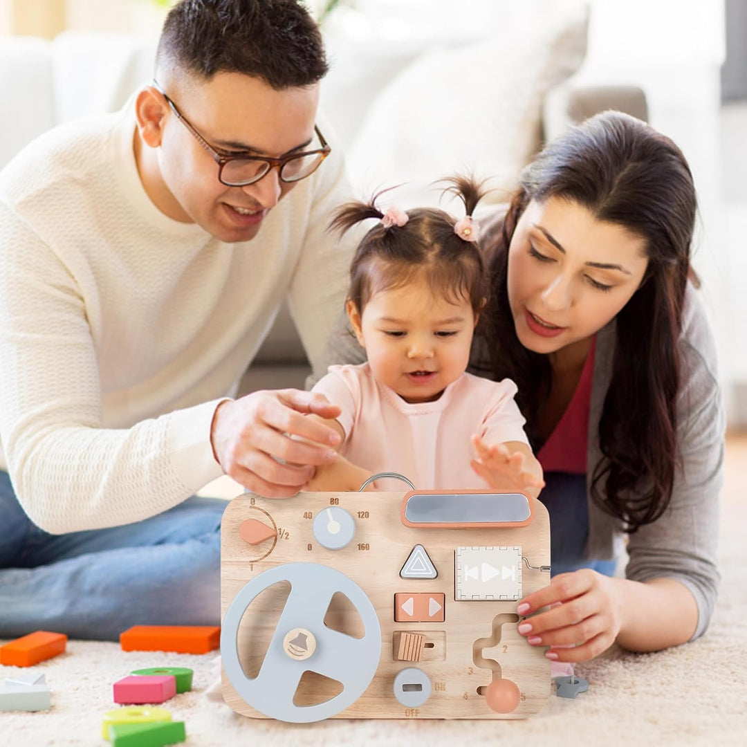 Wooden Montessori Sensory Board – Fine Motor Skills Toy for Kids