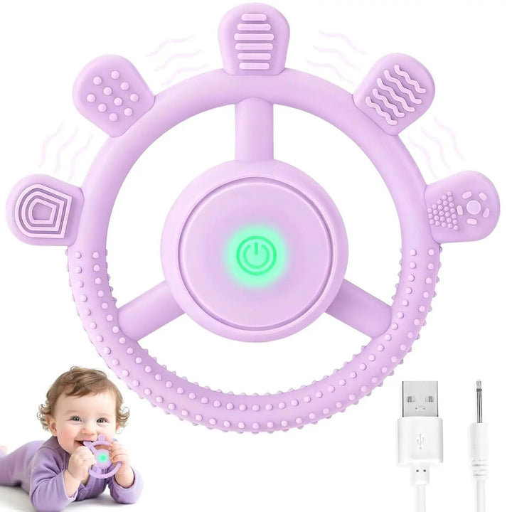 Vibrating Teether for Babies 6 to 18 Months 