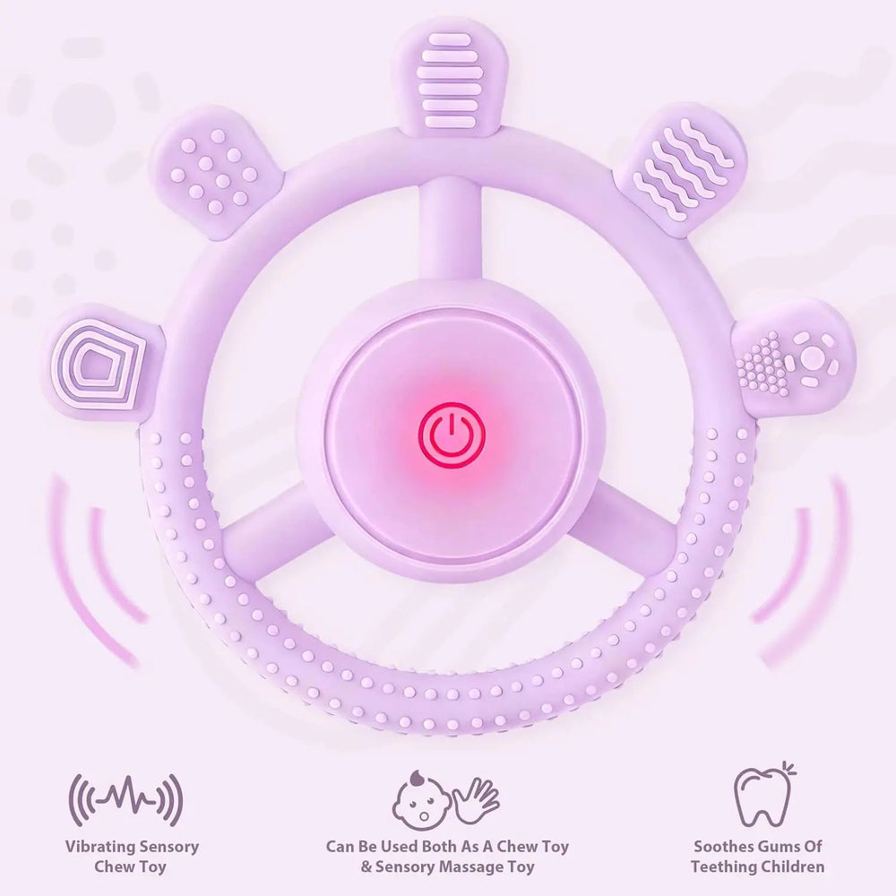 Vibrating Teether for Babies 6 to 18 Months 