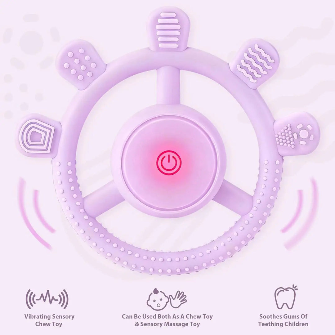 Vibrating Teether for Babies 6 to 18 Months 