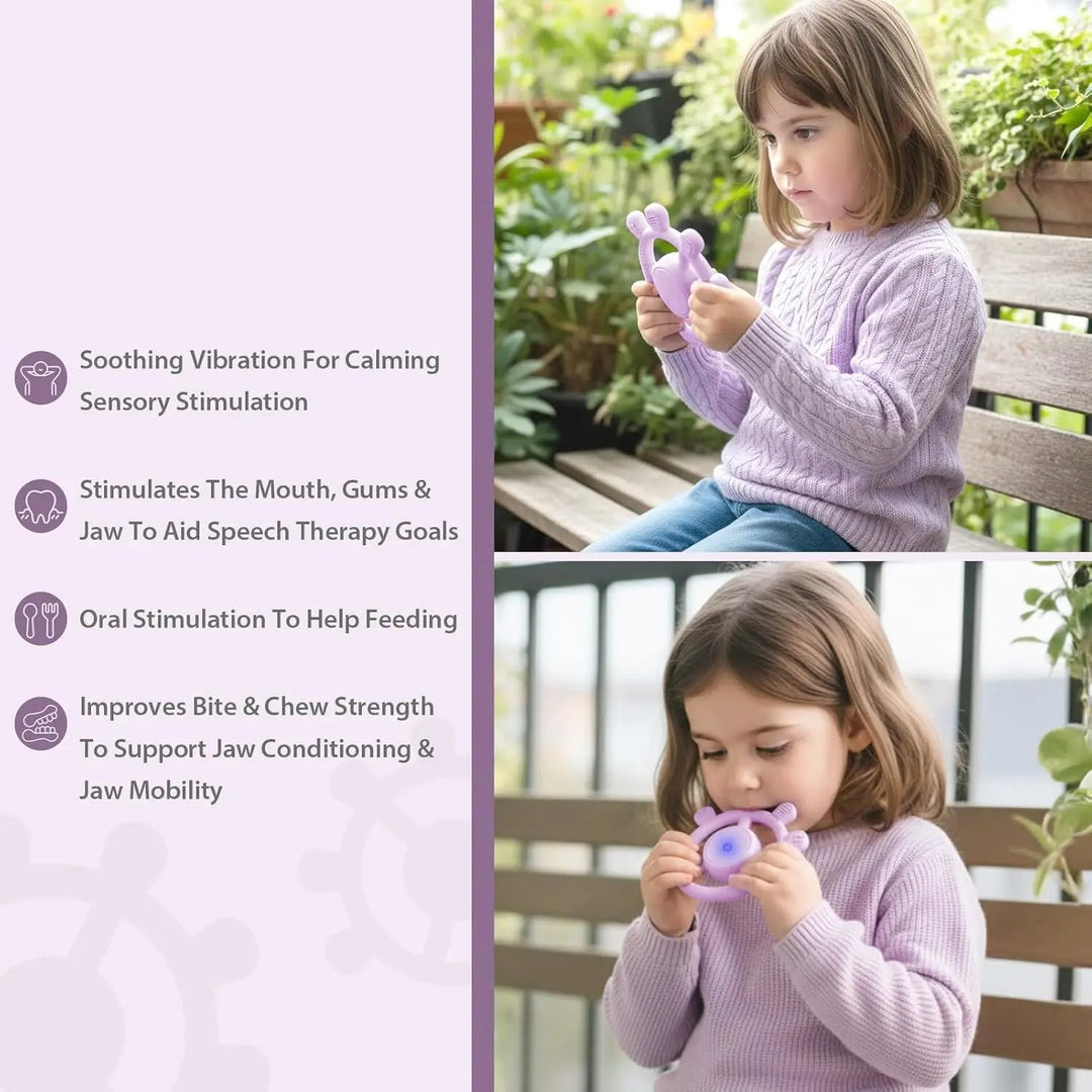 Vibrating Teether for Babies 6 to 18 Months 