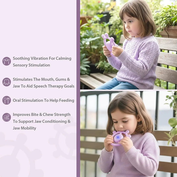 Vibrating Teether for Babies 6 to 18 Months 