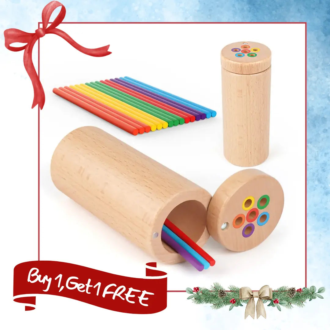 Wooden Color Sorting Toys for Preschool Kids 