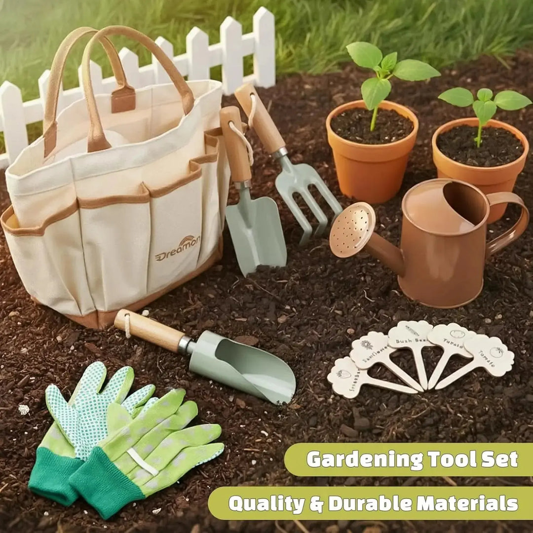 scuddles garden tools set Garden Tools Kit for Kids Hands On Play
