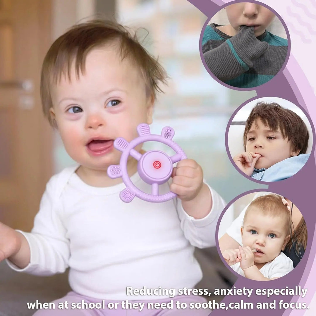 Vibrating Teether for Babies 6 to 18 Months 