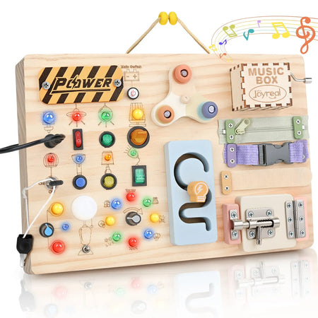 Montessori Busy Board for Early Learning Kids 