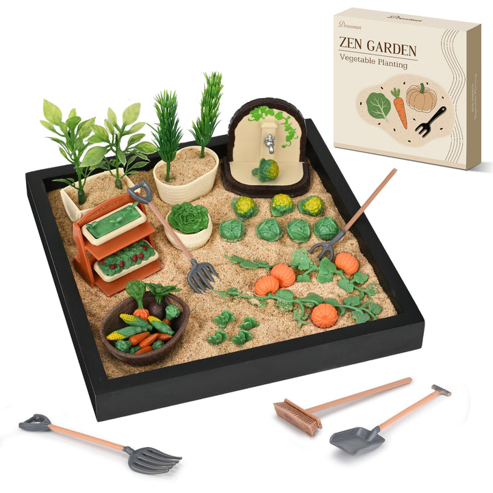 Mini Veggie Zen Garden Kit for Ages 2+