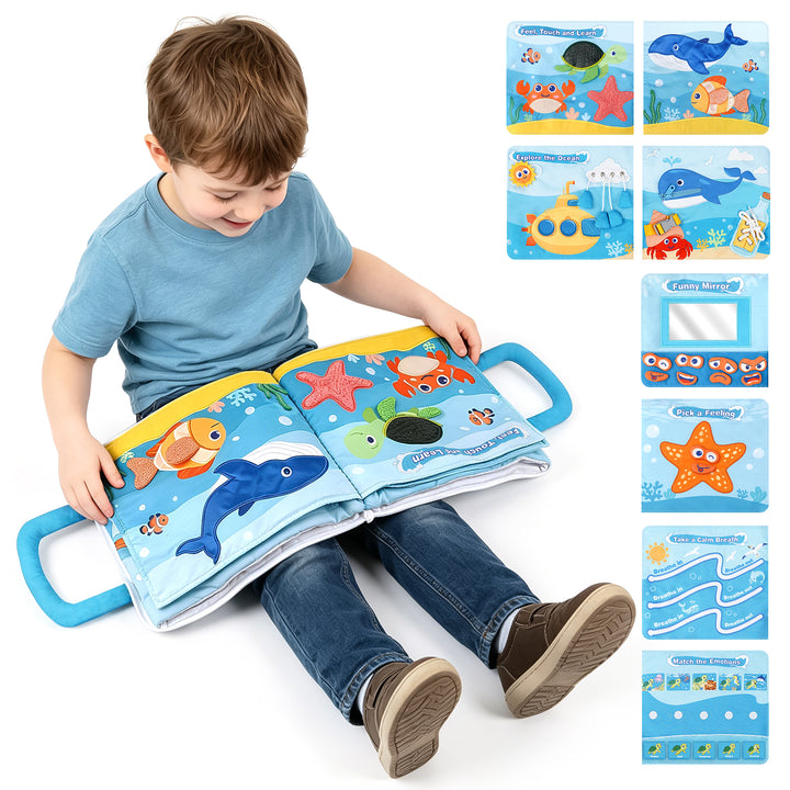 3-lb Weighted Sensory Quiet Book for Kids Ages 3+