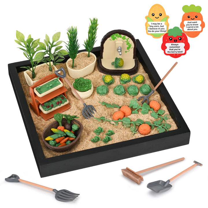 Mini Veggie Zen Garden Kit for Ages 2+