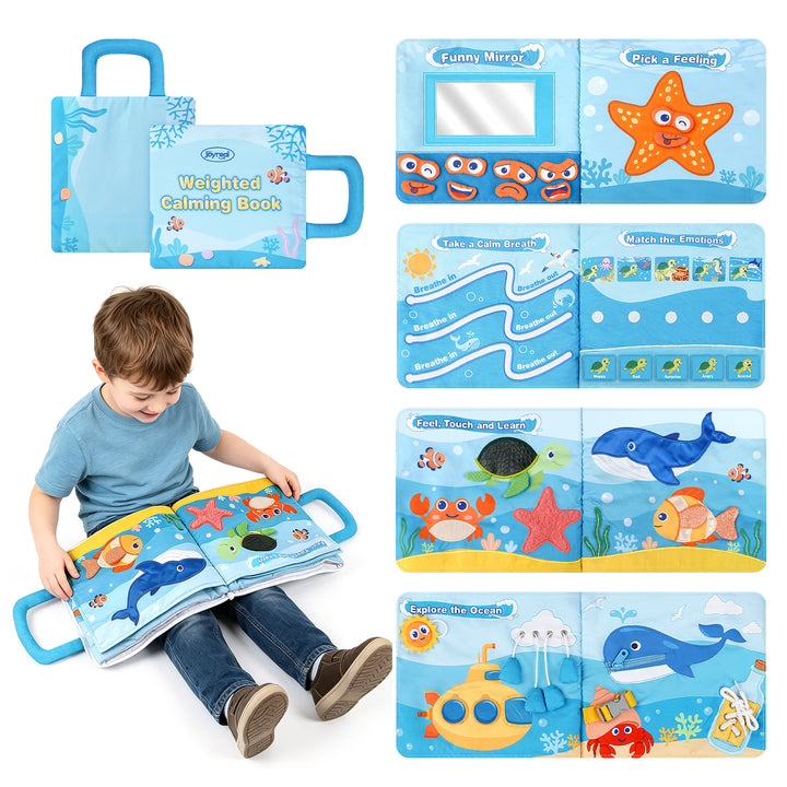 3-lb Weighted Sensory Quiet Book for Kids Ages 3+
