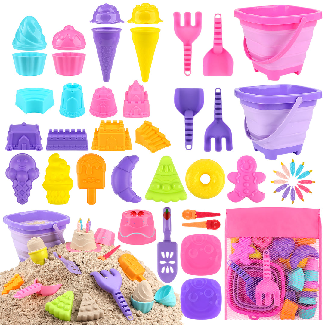 Sand Play Travel Kit for Kids Ages 3–10