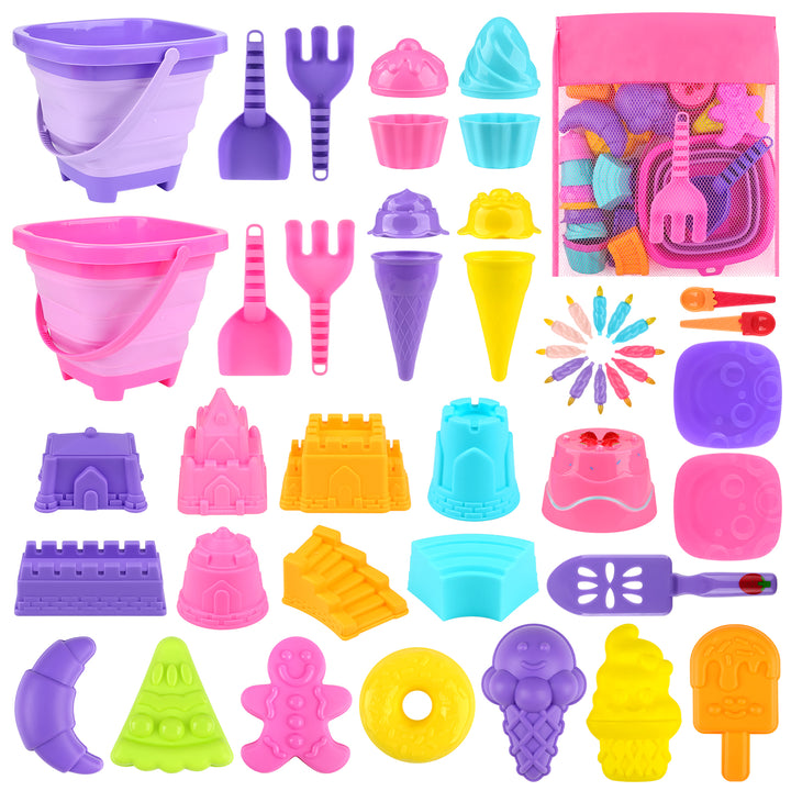 Sand Play Travel Kit for Kids Ages 3–10