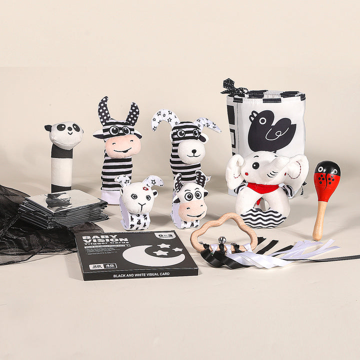 Joyreal Black and White High Contrast Sensory Toys for Newborn Baby