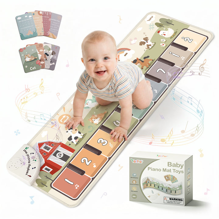 Floor Piano Mat for Toddlers – 45 Sounds Musical Sensory Toy