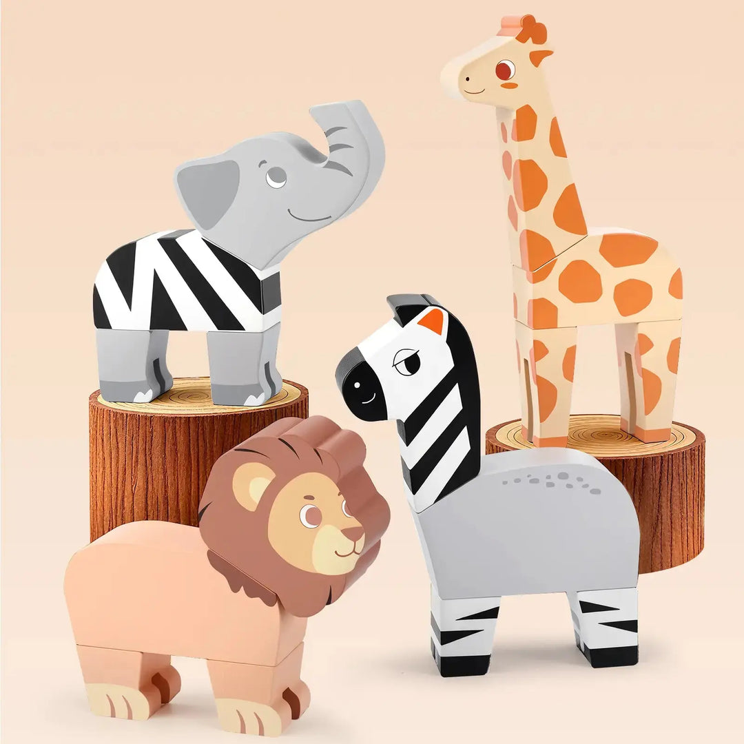 Magnetic mix and match animals toy for toddlers 
