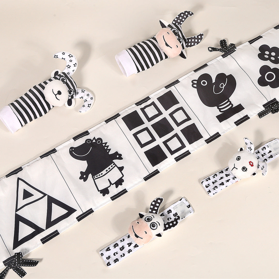 Joyreal Black and White High Contrast Sensory Toys for Newborn Baby