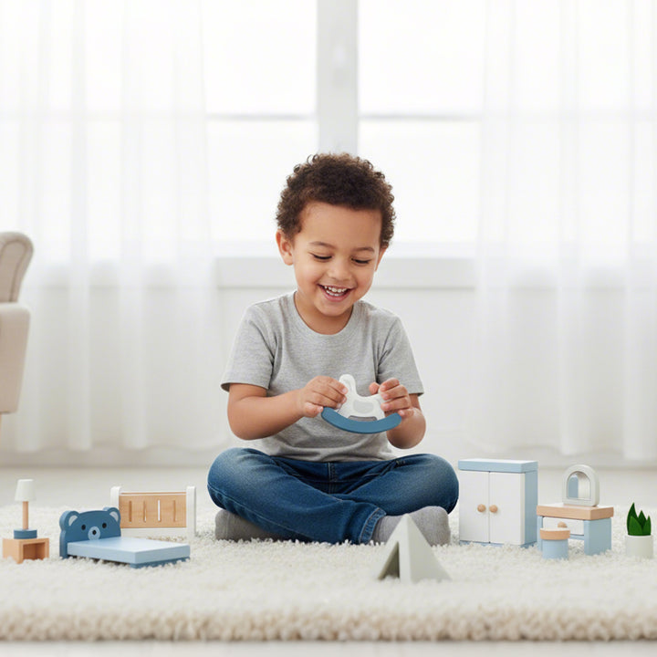 Mini Wooden Dollhouse Furniture（Dolls Not Included）