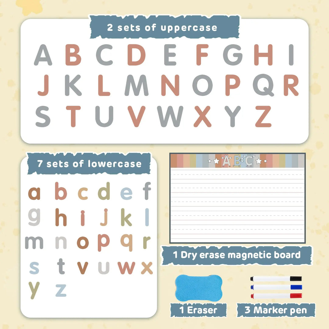 ABC Magnetic Letters for Toddlers and Preschool 