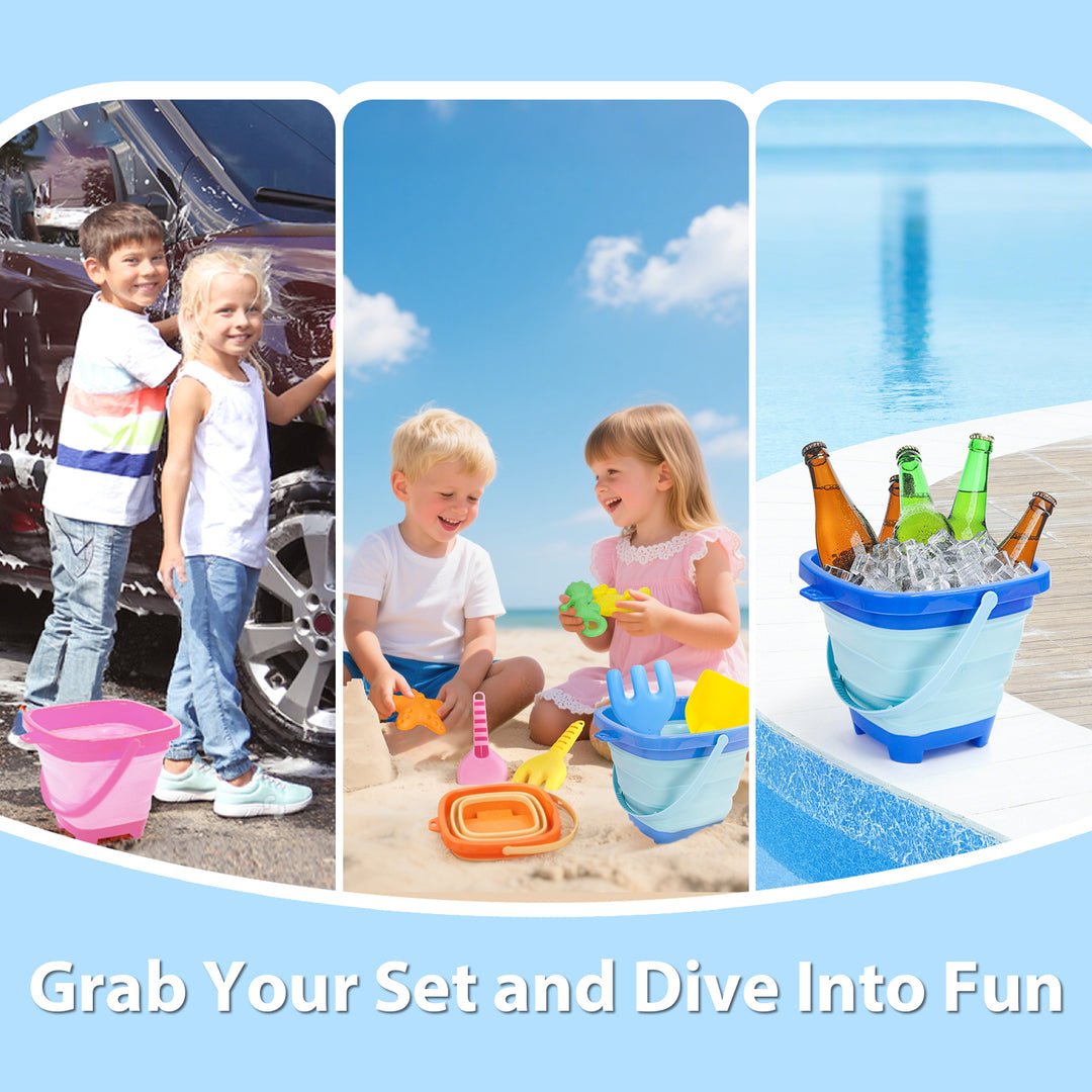 Sand Castle Beach Toys for Kids 3–10