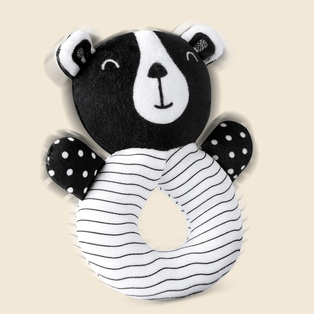 Joyreal High Contrast Baby Toys for Newborn, Black and White Baby Sensory